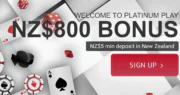 Platinum Play 5 Deposit Bonus