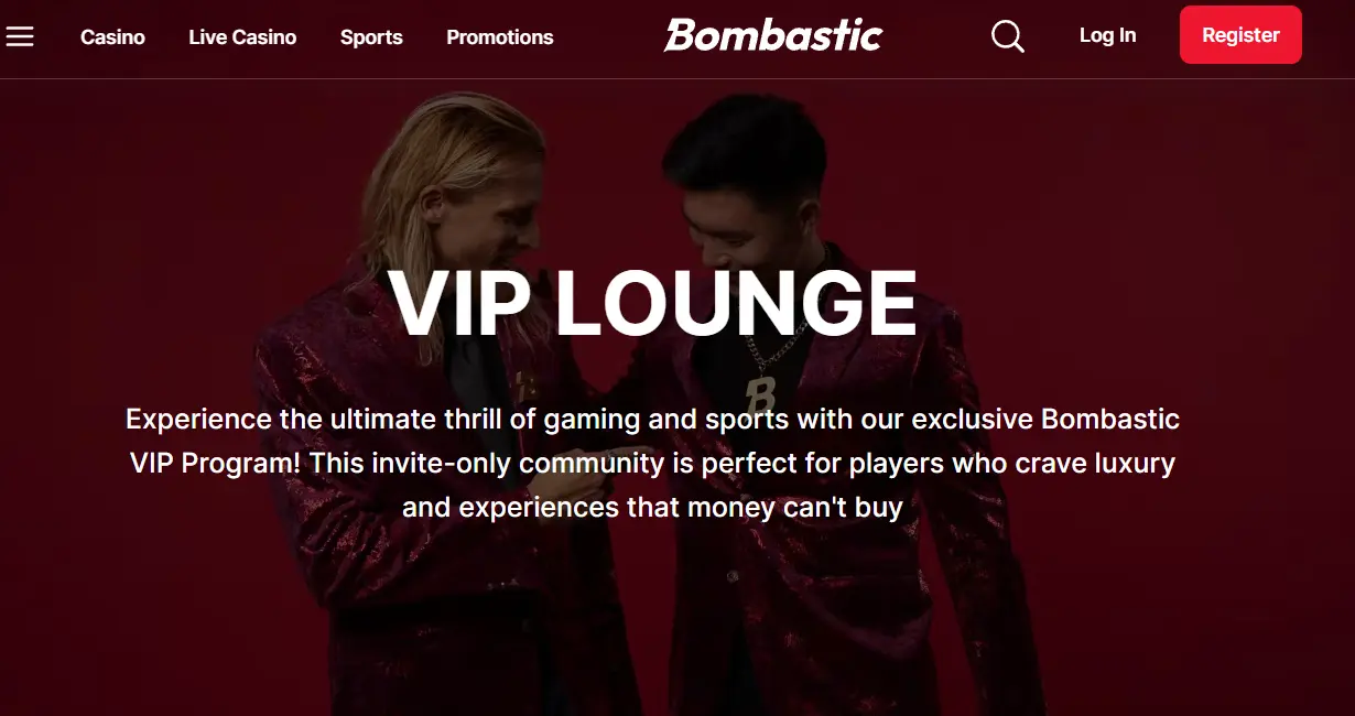 bombastic casino vip program